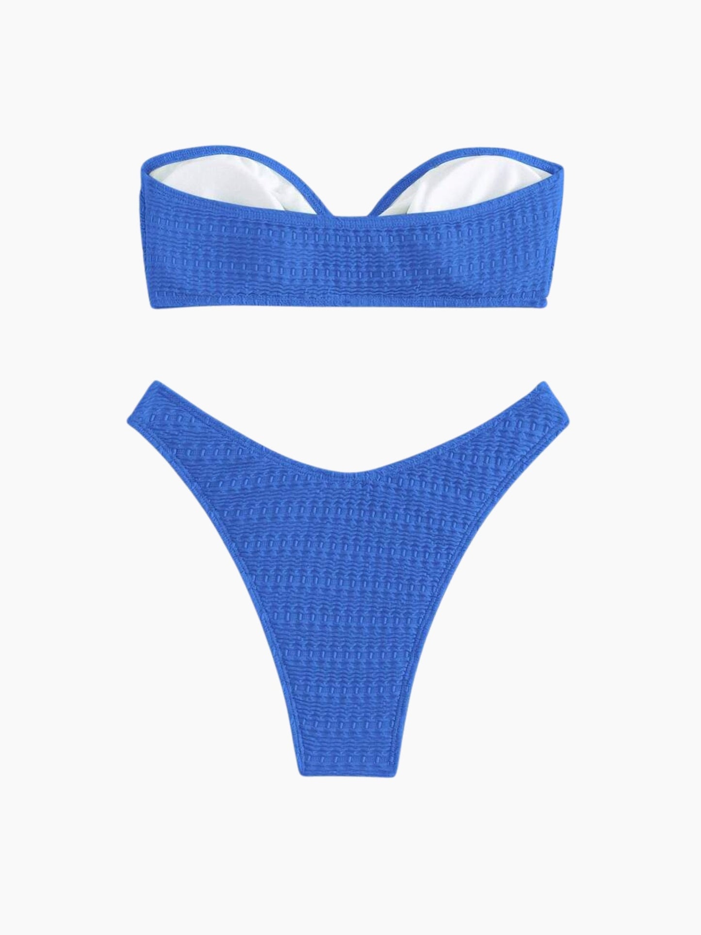 Monaco Strapless Ribbed Bikini Set